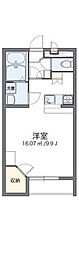 レオパレスあすみが丘ハイランド 1Kの間取図画像