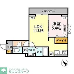 D-SOLACE新千葉3丁目 1LDKの間取図画像