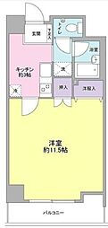 ステーションサイドなかむら 1Kの間取図画像