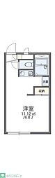 レオパレスオグラ 1Kの間取図画像