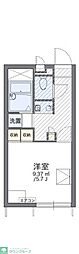 レオパレス昴555F 1Kの間取図画像