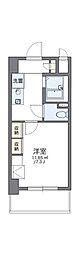 レオパレス伸夫 1Kの間取図画像