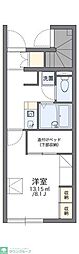 レオパレスオークス土気 1Kの間取図画像