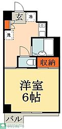 南町コーポビアネーズ 1DKの間取図画像