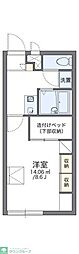 レオパレス広町 1Kの間取図画像