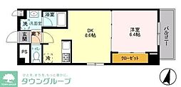 アイデアル 1DKの間取図画像