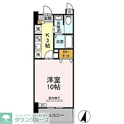 BizSTAY千葉・蘇我 1Kの間取図画像