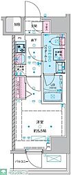 GENOVIA西川口III 1Kの間取図画像
