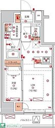 (仮称)高島平THEGARDENレジデンス 1LDKの間取図画像