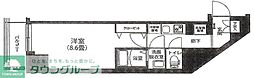 アイルノヴェル駒込 1Kの間取図画像