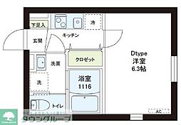 レピュア練馬レジデンス 1Kの間取図画像