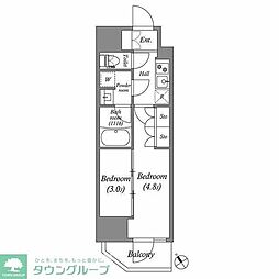 ＡＣＰ　Ｒｅｓｉｄｅｎｃｅ　西巣鴨 3階2Kの間取り