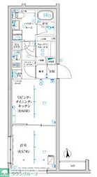 ＴＲＡＤＩＳ西池袋 2階1DKの間取り