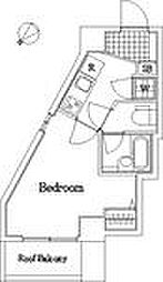 リクエスト上池袋 7階1Kの間取り