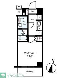 SIN−City板橋本町 1階1Kの間取り
