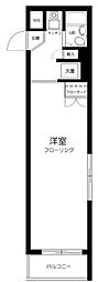 ライオンズマンションときわ台第2 ワンルームの間取図画像