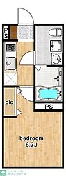 Y's板橋I 1Kの間取図画像