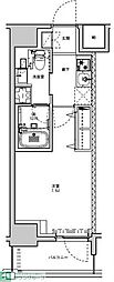 S-RESIDENCE板橋大山 1Kの間取図画像