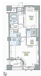 レジディアタワー上池袋タワーサイド 1SLDKの間取図画像