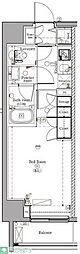 dIPS西川口 1Kの間取図画像