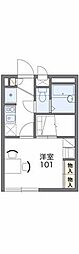 レオパレス美住ハイム 1Kの間取図画像