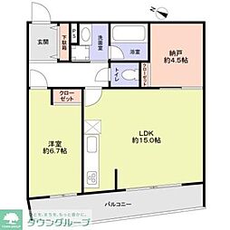 間取図画像 1SLDK