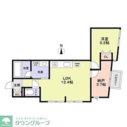 間取図画像 1SLDK