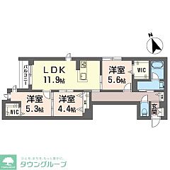 物件の間取り
