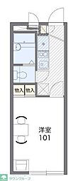 レオパレスジュノ湘南 1Kの間取図画像