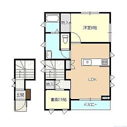 SunClair湘南 1SLDKの間取図画像