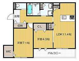 フロレゾン花園 2階/202号室