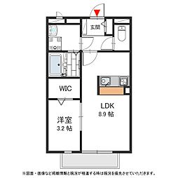 グレイス奥林A 2階/205号室