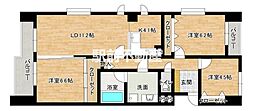 ラフィーネ春日原 3LDKの間取図画像