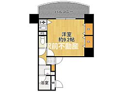 フレックス笹原駅前 411 ワンルームの間取り