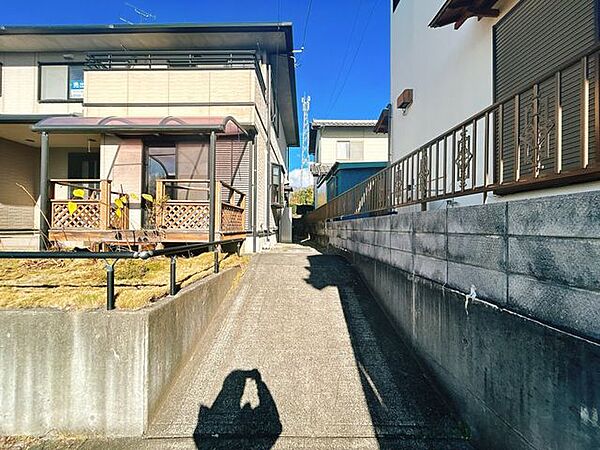 駐車場横スロープ