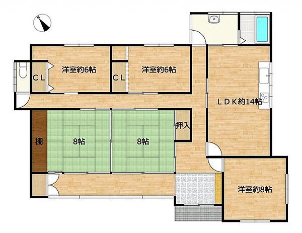 リフォーム後間取り図