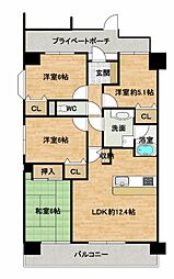間取図画像 4LDK