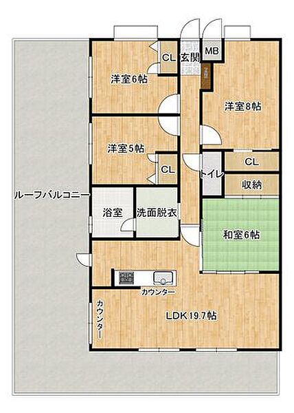 間取り：334000263077