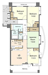 間取図画像 4LDK