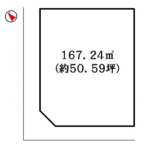 区画図：建築条件なし♪