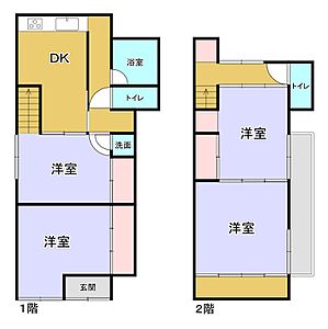 間取り:生活に便利な住宅街♪ 間取り:生活に便利な住宅街♪