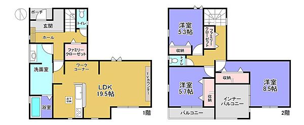 間取りを拡大表示