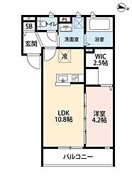 サンパーク大濠 1LDKの間取図画像