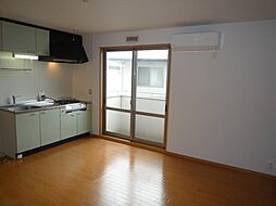 オレンジヒルB 202号室 2階1LDKのリビング/ダイニング