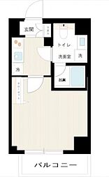 京急空港線 糀谷駅 徒歩8分の賃貸マンション 2階1Kの間取り