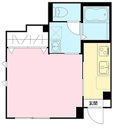 京急本線 平和島駅 徒歩7分の賃貸アパート 1階1Kの間取り