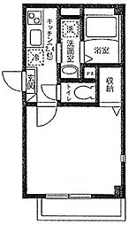 京急本線 平和島駅 徒歩7分の賃貸マンション 1階1Kの間取り