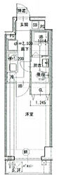 スマートVILLA鶴見市場 1Kの間取図画像