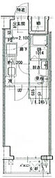 スマートVILLA鶴見市場 1Kの間取図画像