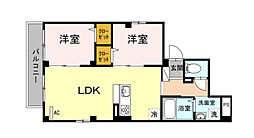 ホワイトエスト 2LDKの間取図画像